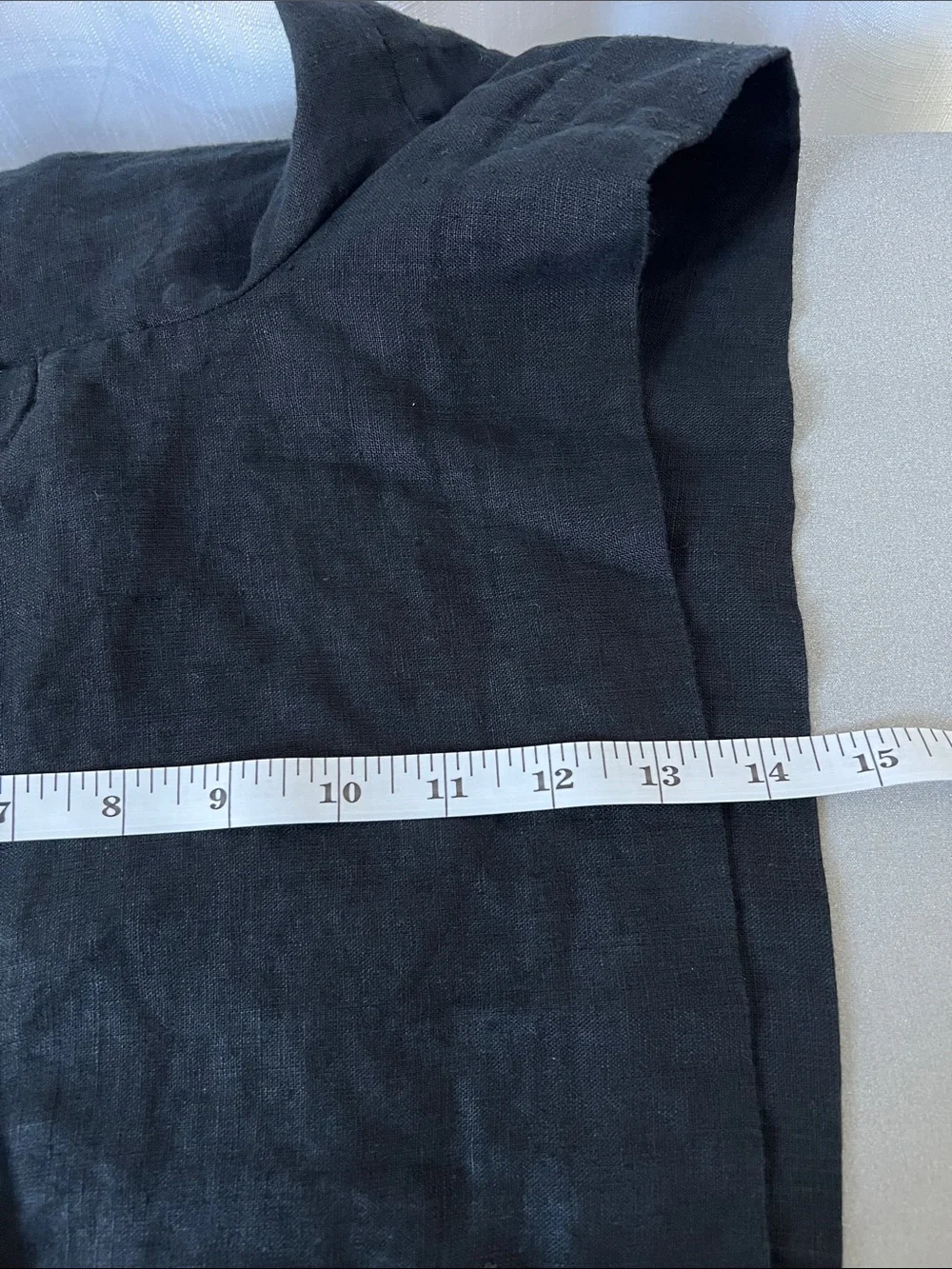 J. Crew | Black 100% Linen Shorts #CH874 Size L